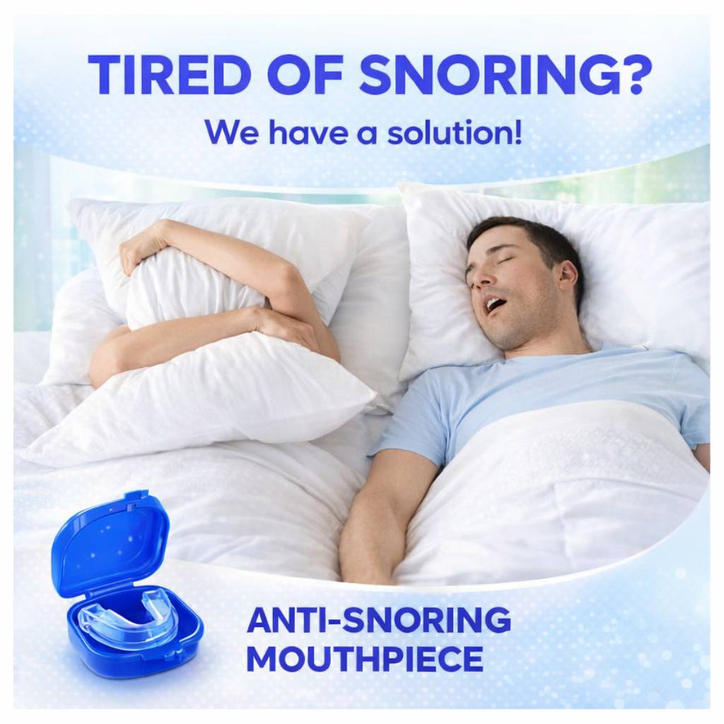 Anti Snoring Mouthpieces for Comfort Sleep | 50% OFF Till Stock Lasts
